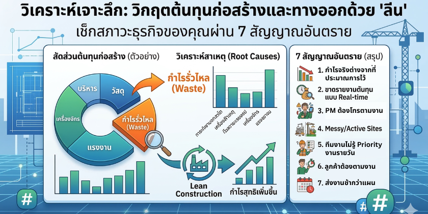 วิเคราะห์เจาะลึก วิกฤติต้นทุนงานก่อสร้าง